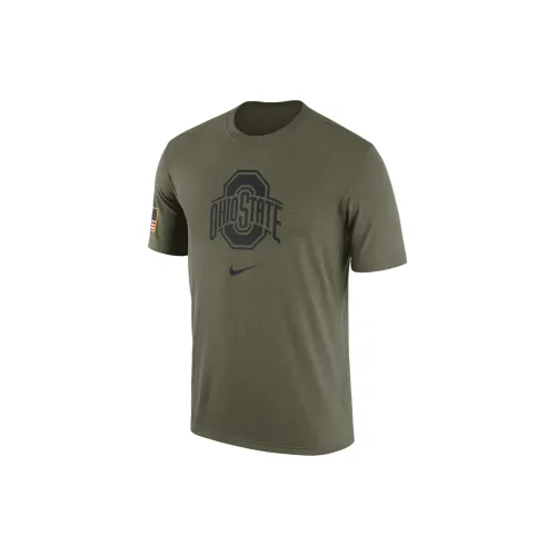 Nike T-Shirts Men Medium Olive