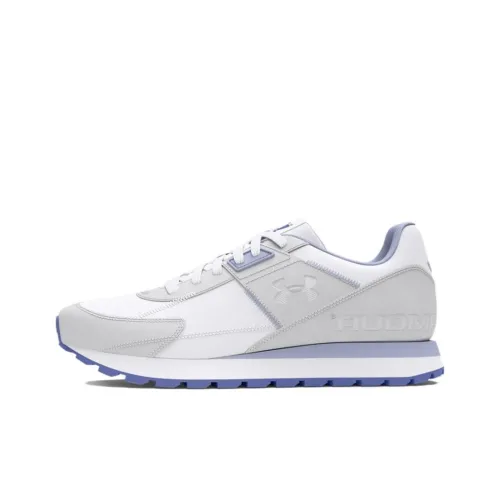 Under Armour Essential- Cushioning Wear-Resistant Low-Top Casual Shoes Women's White Blue