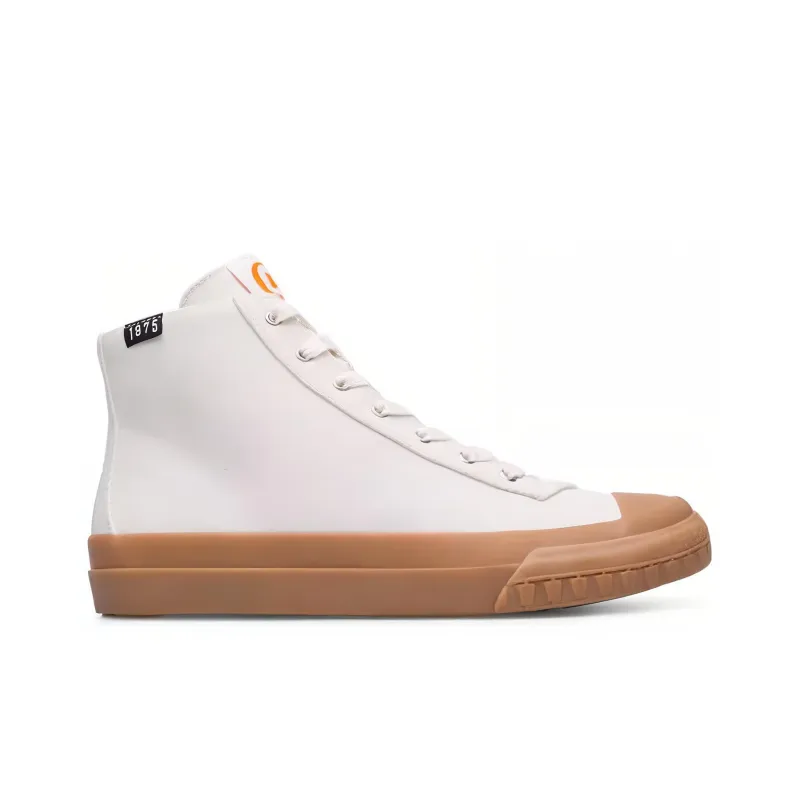 CAMPER High Top Canvas Shoes Women's White-1