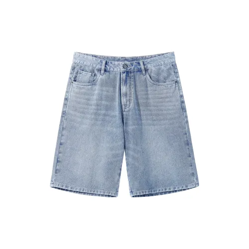 CAMEL Urban Function Series Denim Shorts Men Light Blue