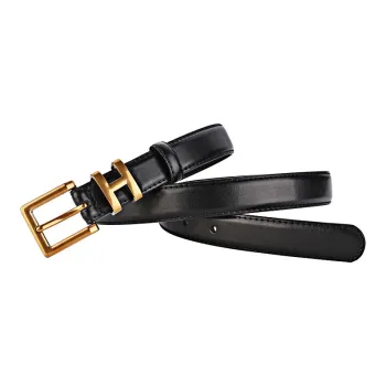 MUSTKOO Black Decoration With Suit Advanced Feel Belt Unisex
