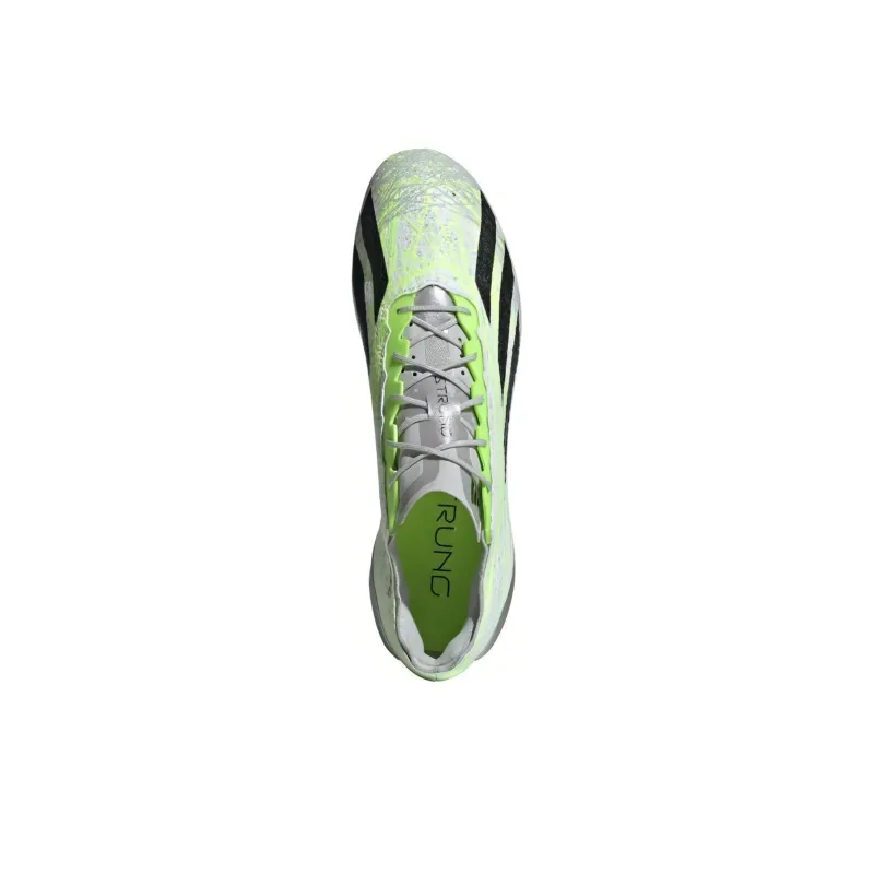 X Crazyfast Adidas Strung+ Fg 'Grey Lucid Lemon'-2