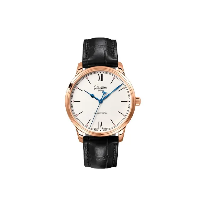 GLASHUTTE ORIGINAL SENATOR Automatic Mechanical Movement Men's Watches Watch 40mm White Dial-0