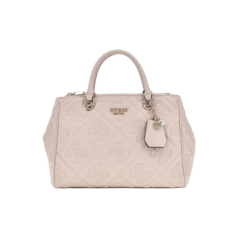 GUESS Polyurethane Shoulder Bag Crossbody Bag Handbag Women's Cream-0