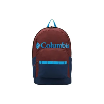 Columbia Polyester Bonded PU Backpack Unisex Blue & Red