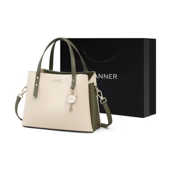 C°BANNER Handbags Elegant Milk White