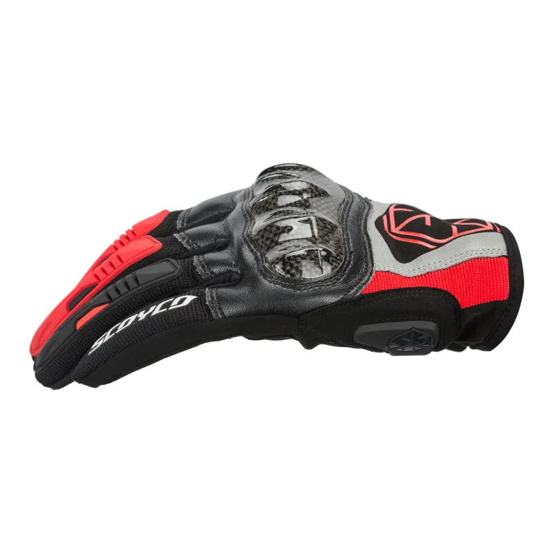 SCOYCO Motorcycle Protective Gears Carbon Fiber Polyester Hands Unisex Handlebar Mitts-8