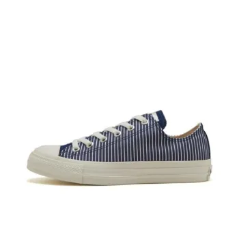 Converse All Star Slip Resistant, Abrasion Resistant, Breathable Low Top Canvas Shoes Unisex Blue Japan Version