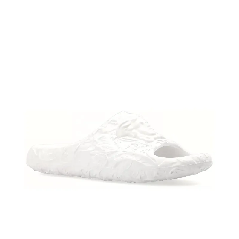 VERSACE Molded Barocco Pool Slide Optical White-2