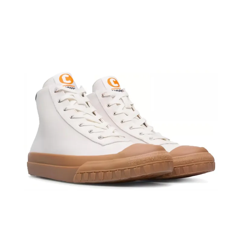 CAMPER High Top Canvas Shoes Women's White-2