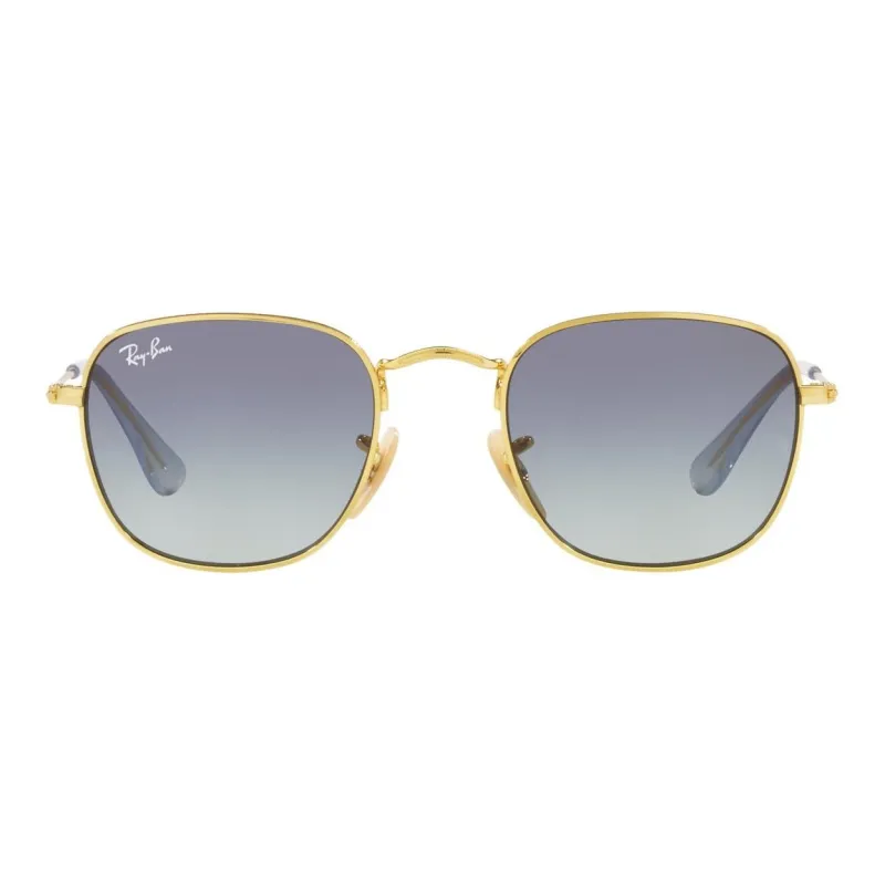 RayBan Metal Square Sunglasses Kids' Gold-1