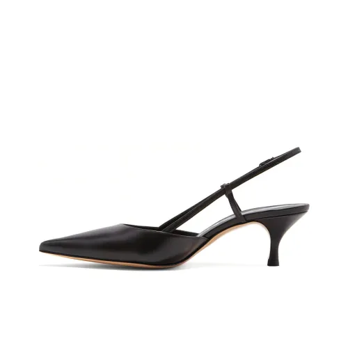 Casadei 65mm Slingback Pointed Leather Pumps