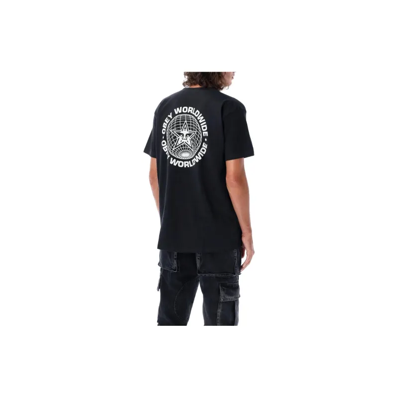 Obey T-Shirts Men Black-1