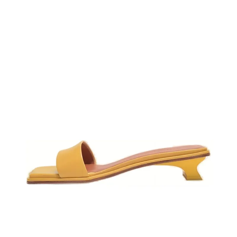 REJINA PYO Slide Slippers Women's Yellow-0