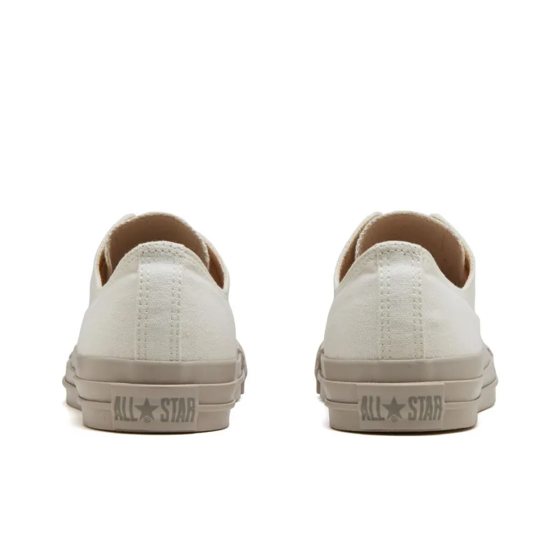 Converse All Star Rubber Patch OX Anti Slip Wear Resistant Low Top Canvas Shoes Unisex White Japan Version-4