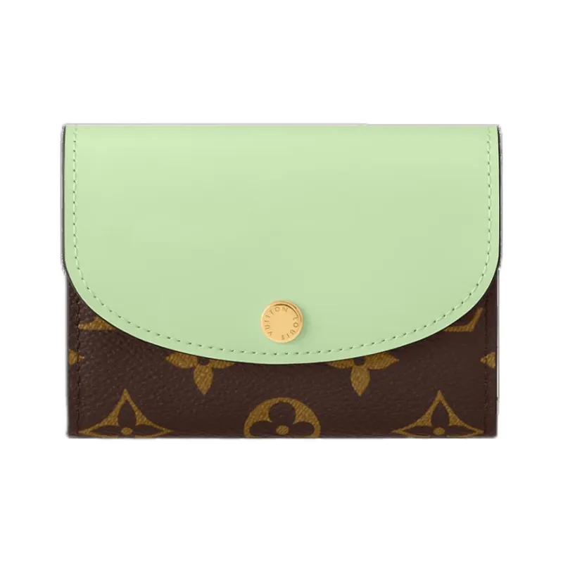 LOUIS VUITTON Rosalie Canvas Wallet Women's Spring Green-0