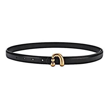 MUSTKOO Cow Leather Belts Unisex 1.8CM