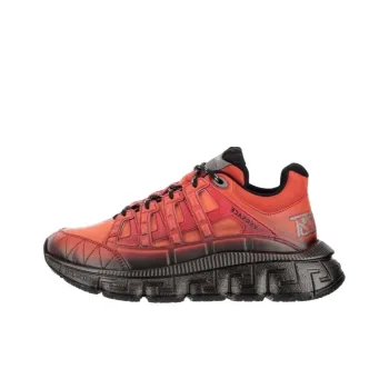 VERSACE Trigreca Low Top Casual Shoes Men's Red
