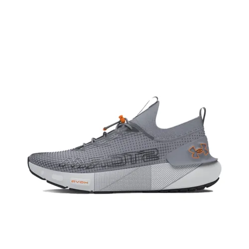 Under Armour HOVR Phantom 3 SE Storm Slip branded Cushioning Low Top Running Shoes Unisex Gray Orange
