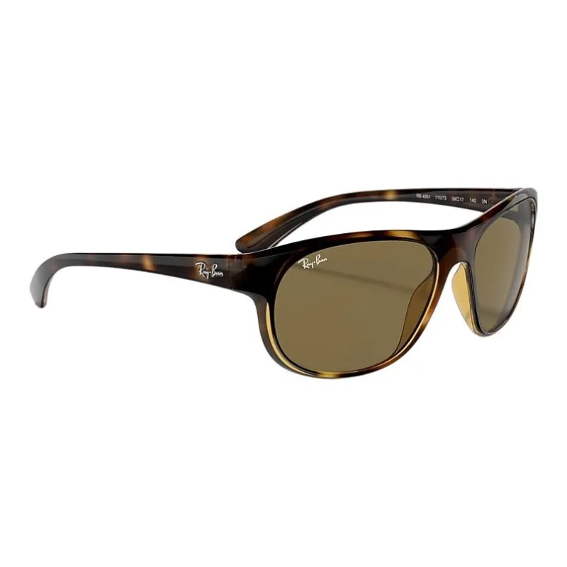RayBan Nylon Irregular Shape Sunglasses Men's Tortoiseshell-2