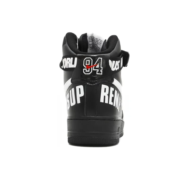 Nike Air Force 1 High Supreme World Famous Black-4