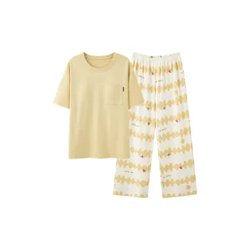 Kerener Pajama Set Women's Yellow