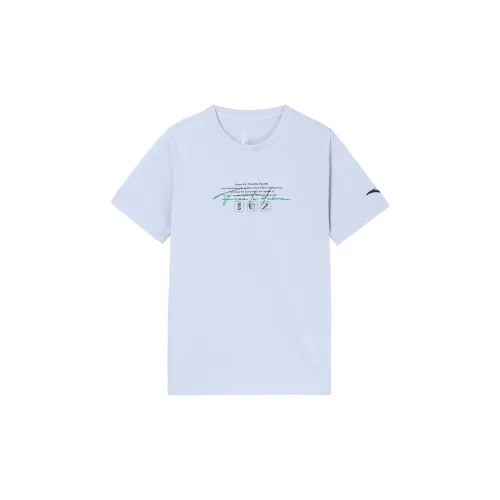 ANTA T-Shirts Unisex Light Jade Purple