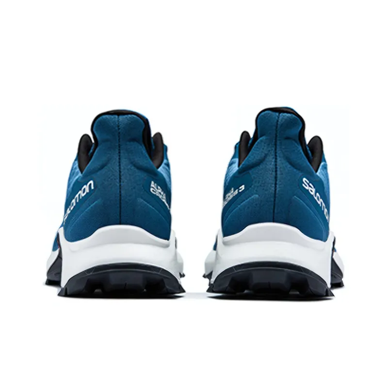 SALOMON Supercross 3 Wear-resistant And Lightweight Low-Top Trail Running Running Shoes Men's Just Blue-3