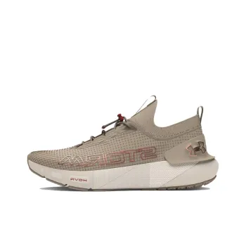 Under Armour HOVR Phantom 3 SE Storm Slip Resistant Cushioning Low Top Running Shoes Unisex Khaki