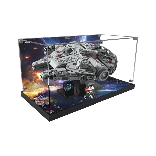 KGBOX Building Block Star Wars Collection 75375 Millennium Falcon Xingji Spaceship Model Accessories-6