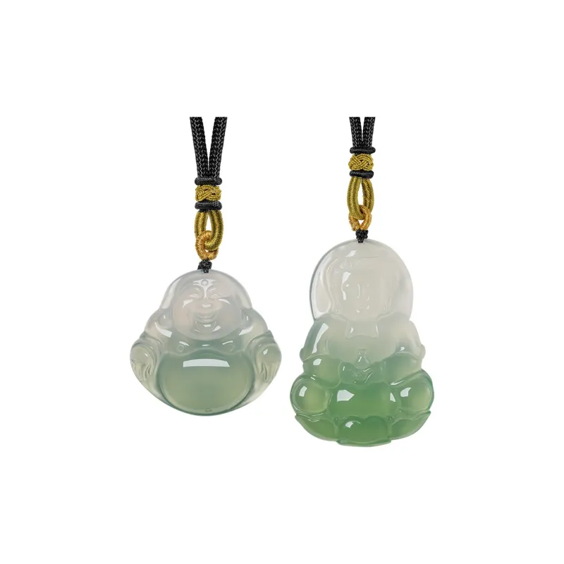 Princess Cui Chalcedony Jade Necklaces Unisex-4