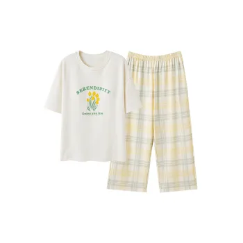Kerener Pajama Set Women's White