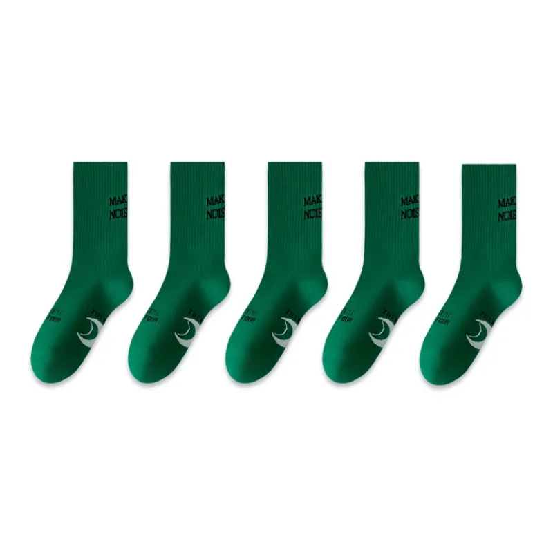 LUOLIAN Knee High Socks Women's 5 Pack-12