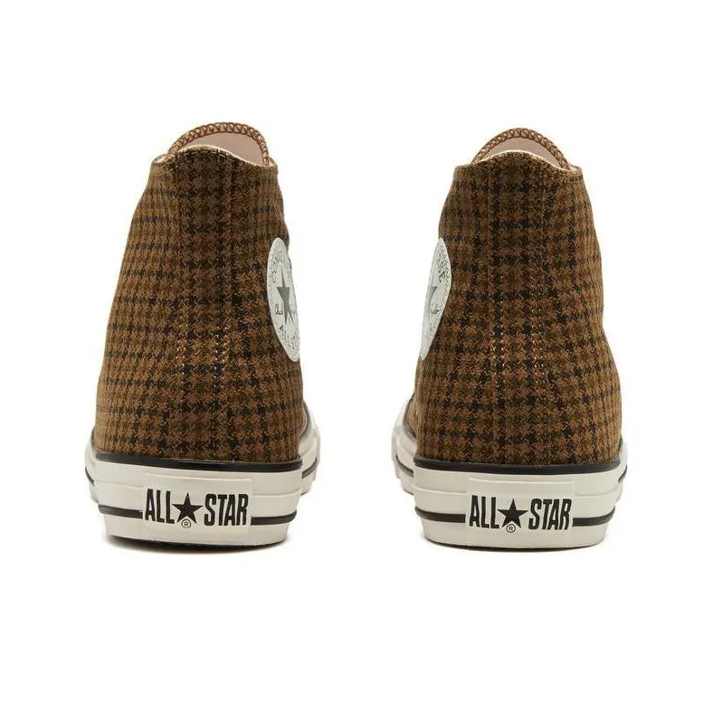 Converse CHECK HI Durable Cushioning High-Top Canvas Shoes Unisex Brown Japan Version-3
