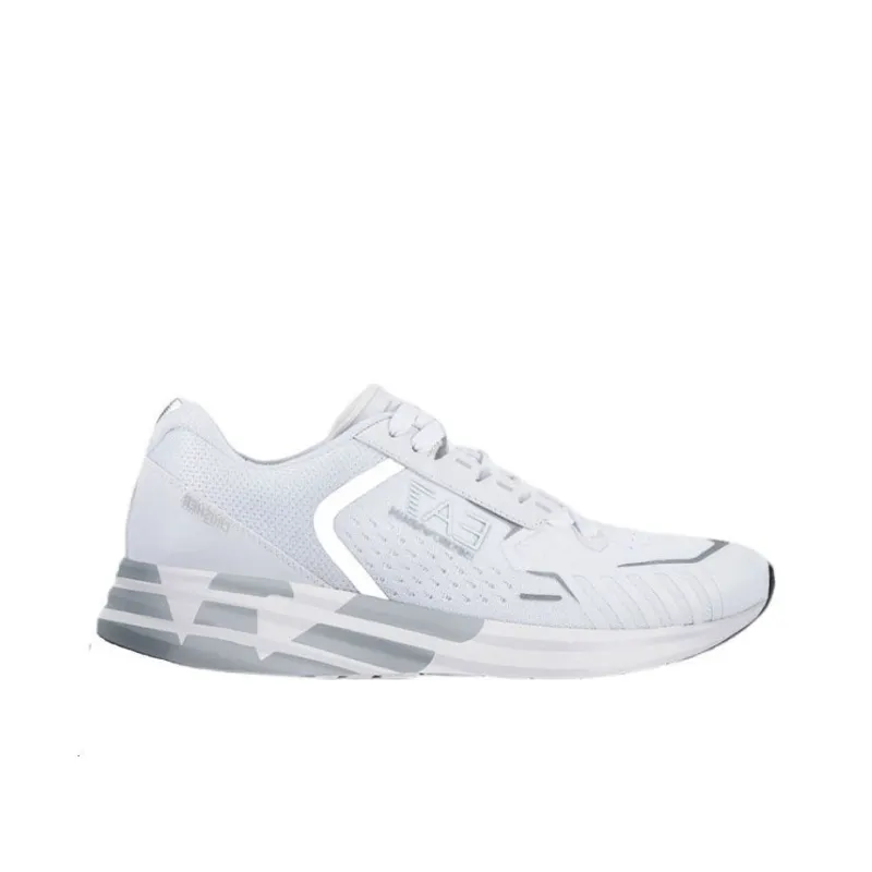 EMPORIO ARMANI EA7 Cushioning Anti-Slip And Wear-Resistant Low-Top Casual Shoes Unisex White-4