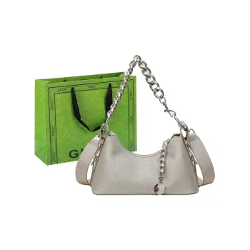 RUIPAI PU Shoulder Bag Crossbody Handbag Shoulder Bag Regular Women's Gold/Silver/Black/Gray
