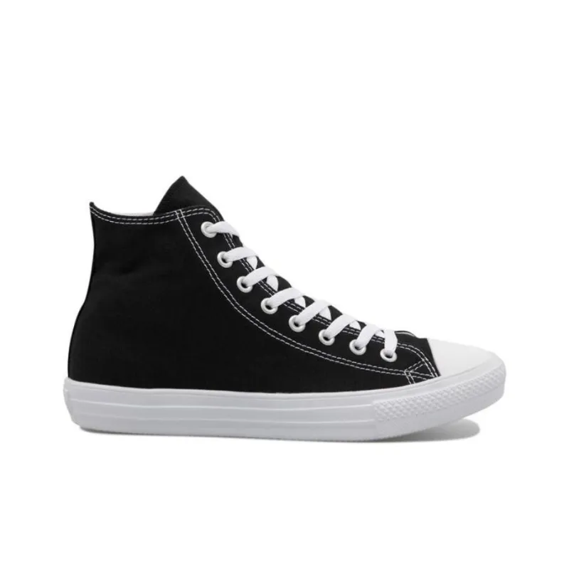 Converse All Star Light HI Abrasion-Resistant Cushioning Slip-Resistant High-Top Canvas Shoes Unisex Black White-1