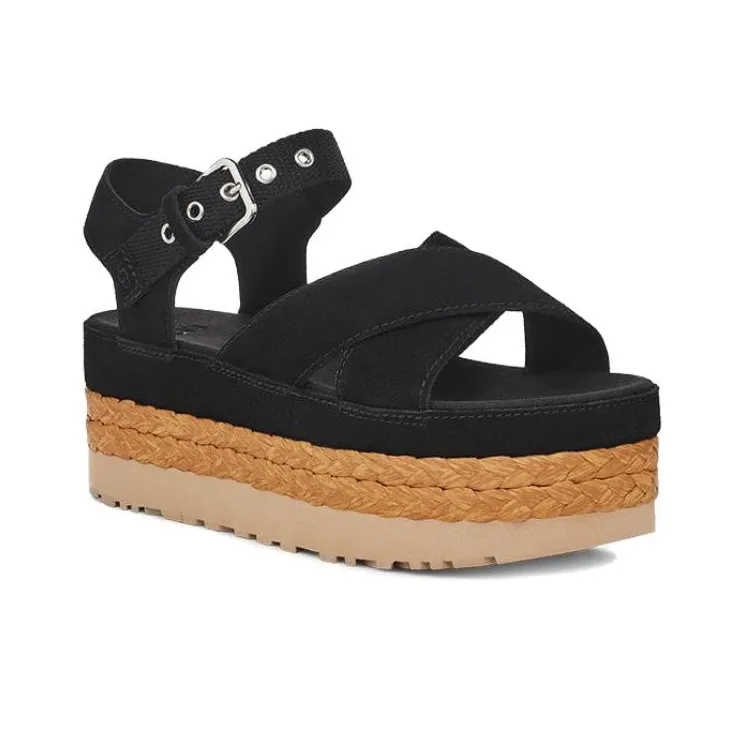 UGG Aubrey Ankle Sandal Black Women's-1