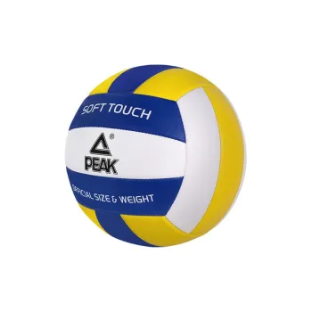 PEAK PVC Size 5 Volleyball Unisex Blue White Yellow