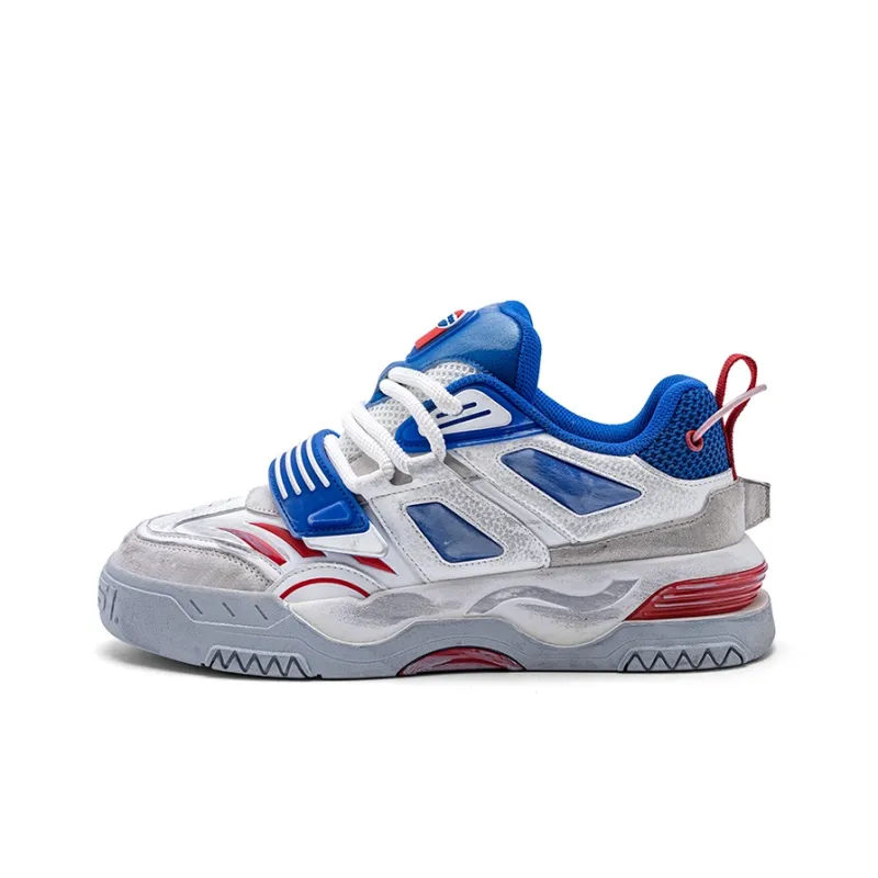 Pepsi Cushioning Wear-Resistant Low-Top Skateboard Shoes Men's-12