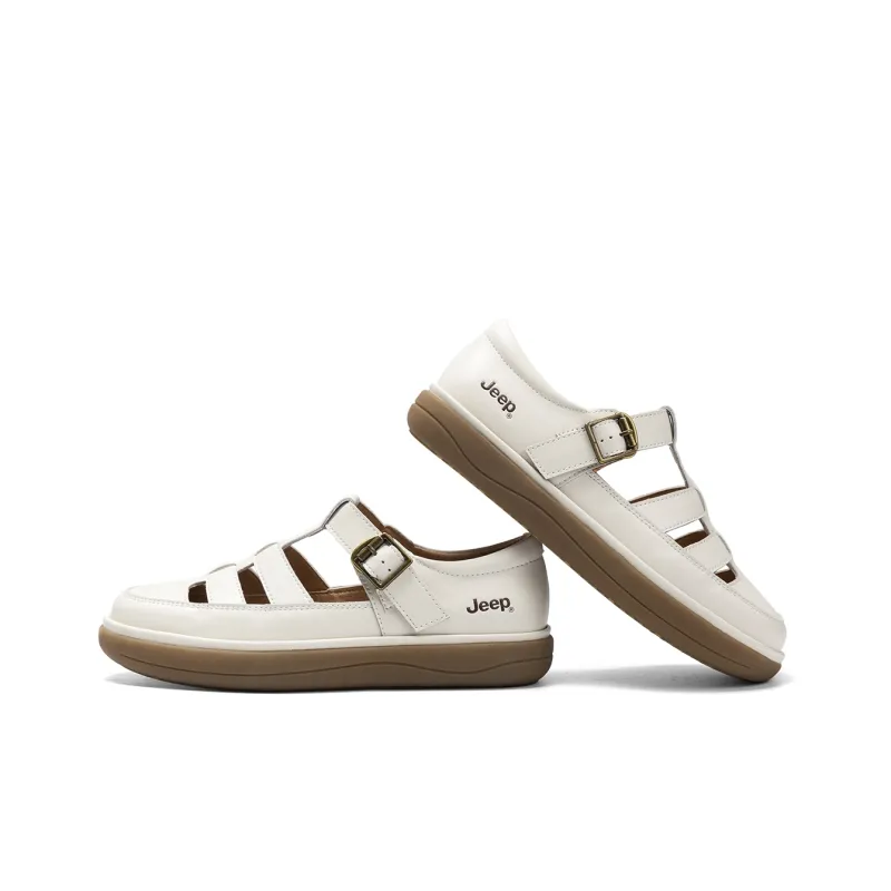 Jeep Casual Single Shoes Women's Ecru-3