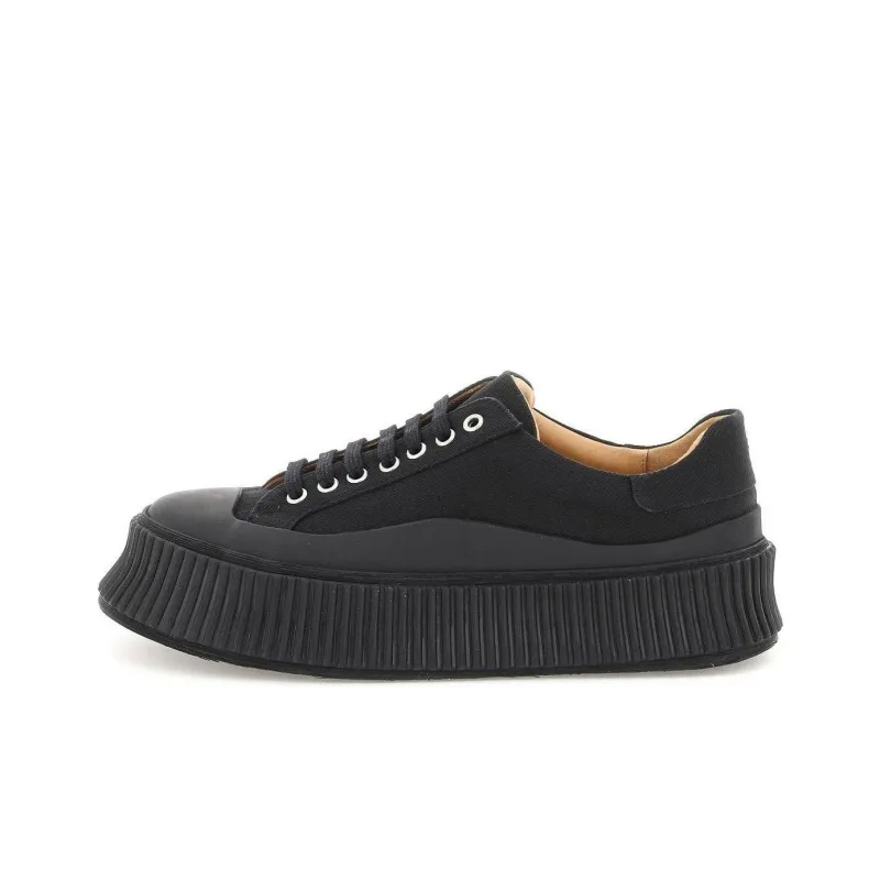 JIL SANDER Low Top Skateboard Shoes Women's Black-0