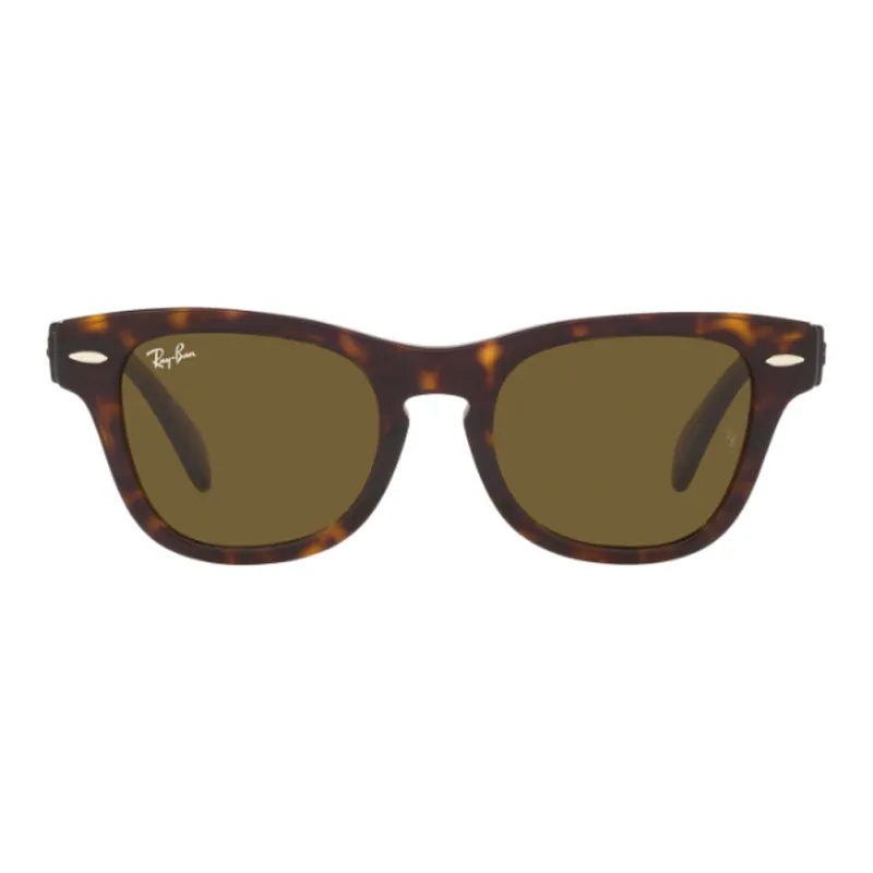 RayBan Acetyl Irregular Shape Sunglasses Kids' Tortoiseshell-1