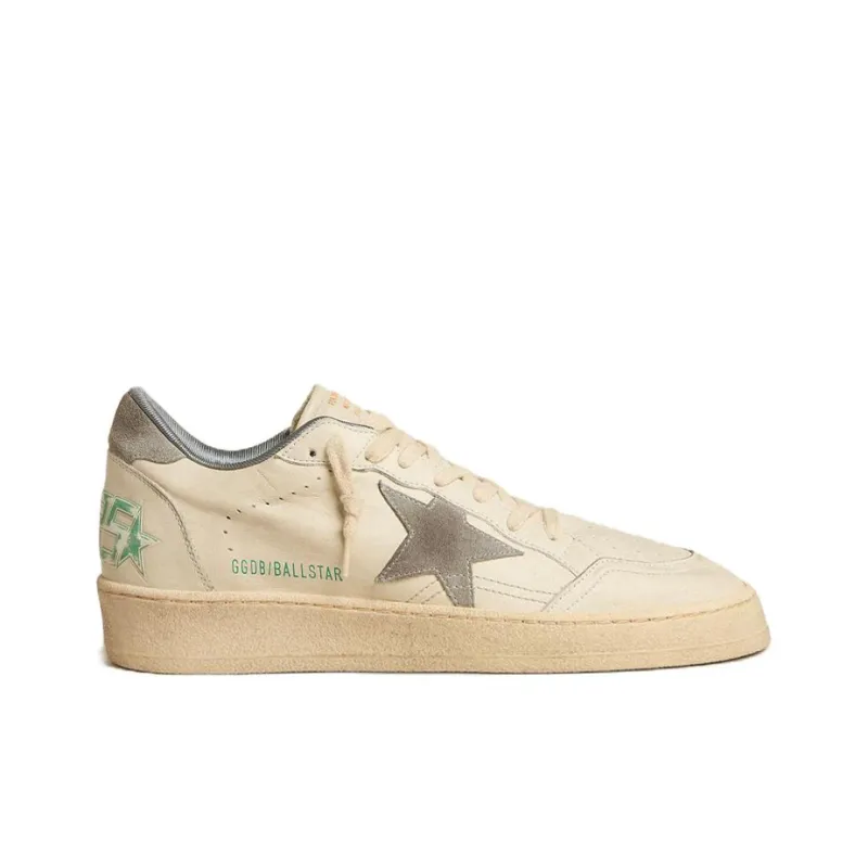 Golden Goose Ballstar Star Distressed Leather Sneakers-1