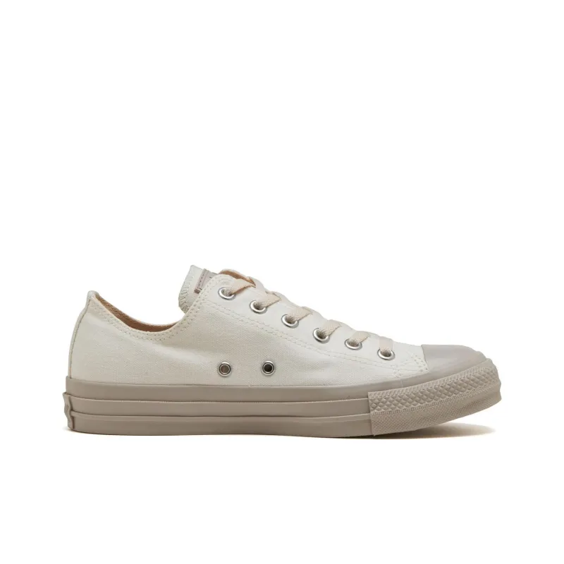 Converse All Star Rubber Patch OX Anti Slip Wear Resistant Low Top Canvas Shoes Unisex White Japan Version-1