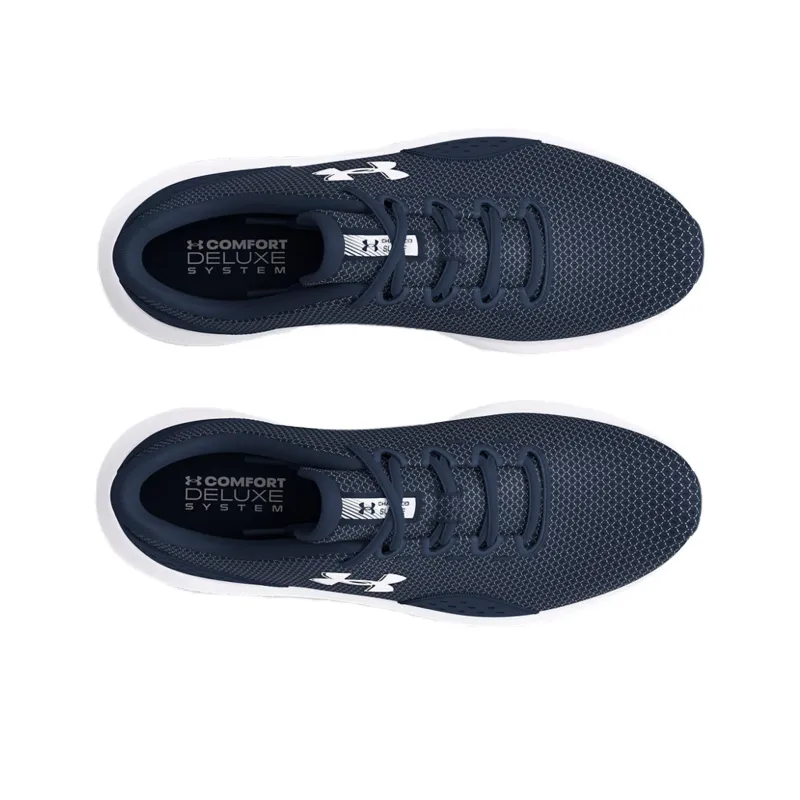 Under Armour Slip Resistant Low Top Running Shoes Men's Marine Blue-3