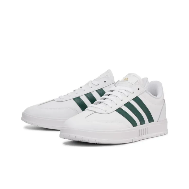 Adidas Neo Gradas Cushioning Wear Resistant Low Top Skateboard Shoes Unisex White Green-2
