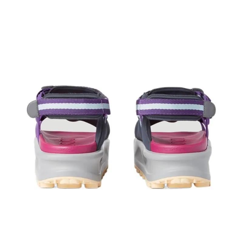 GUCCI Colour Block Platform Sandal Purple Women's-3