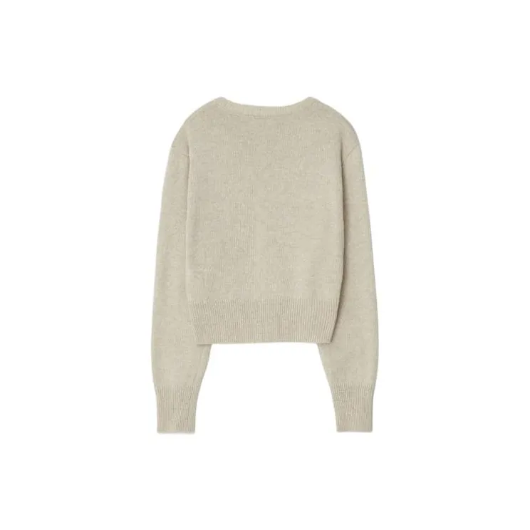RONRON Knitwear Women's Oat-1
