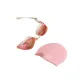 Pink Swim Goggles Swimming Cap Set[Plano/Myopia 200-600 Degree]